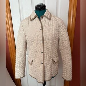 Carole Little Quilted Tan Jacket